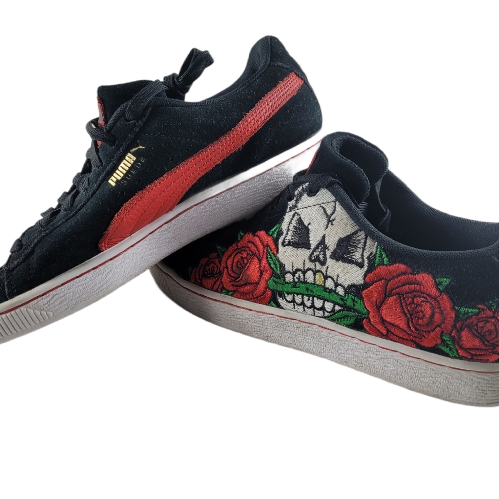 Puma Classic Skull Roses Black Sneaker